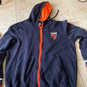 Chicago bears vintage zip up hoodie